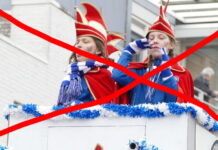 Streep door Carnaval in Hof van Twente