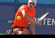 Rolstoeltenniser Maarten ter Hofte is niet te stoppen