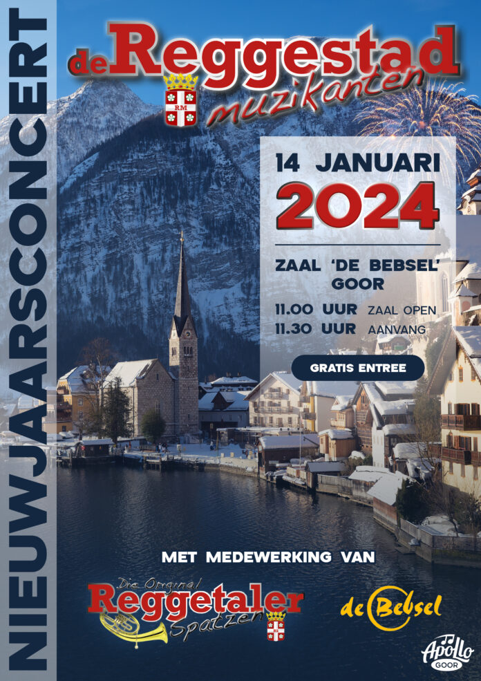 2024 - Nieuwjaarsconcert Reggestadmuzikanten