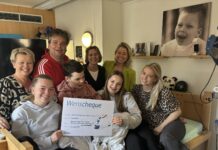 Familie Boers samen op onbezorgde vakantie