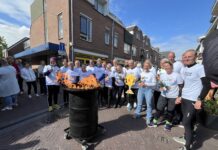 Groots en Warm onthaal Goorse estafettelopers