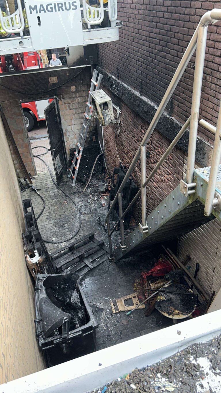 Brand in de Grotestraat Goor