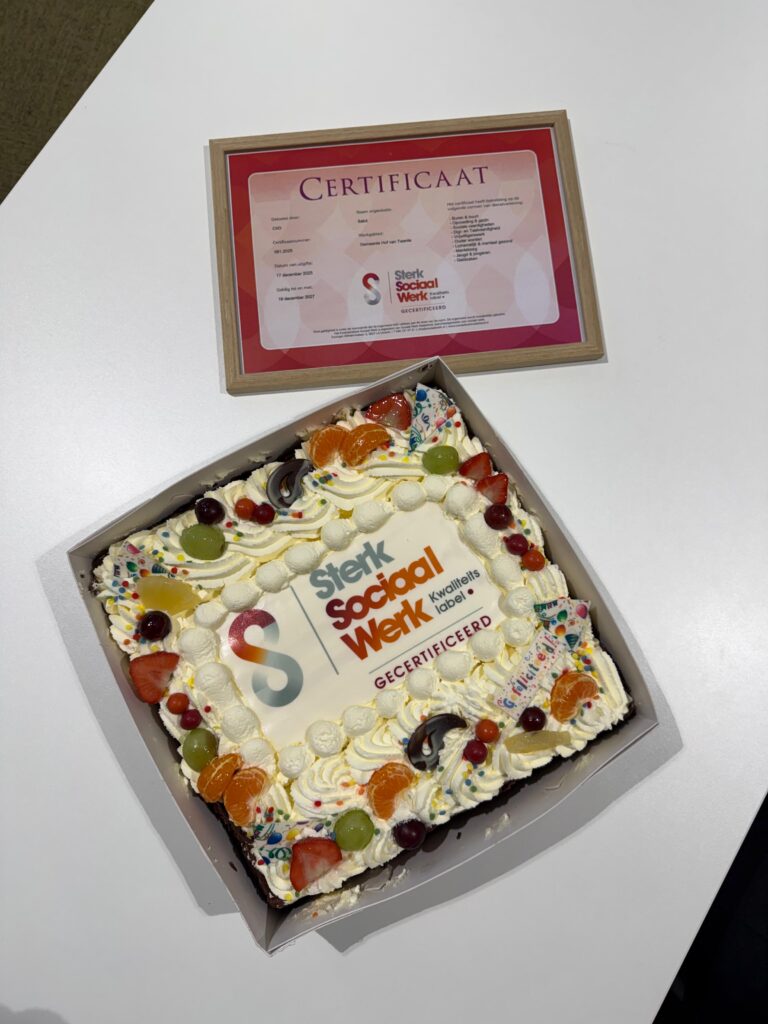 Salut ontvangt kwaliteitslabel ‘Sterk Sociaal Werk’ in Hof van Twente