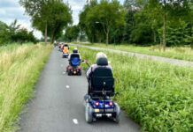 De scootmobielclub van Franje gaat weer van start: samen op pad door een schitterende omgeving