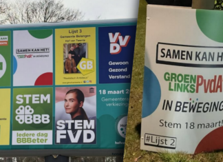Gemeente grijpt in: Politieke verkiezingsborden binnen bebouwde kom verboden