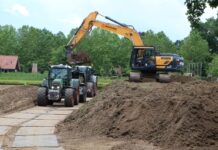 Aanleg kunstgrasveld GFC begonnen Aanleg kunstgrasveld begonnen