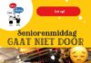 Seniorenmiddag geannuleerd vanwege verwachte hitte Seniorenmiddag geannuleerd