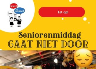 Seniorenmiddag geannuleerd vanwege verwachte hitte Seniorenmiddag geannuleerd