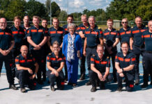 Officiële starthandeling markeert nieuwe bouwfase brandweerkazerne Markelo Brandweerkorpsmarkelo+nauta
