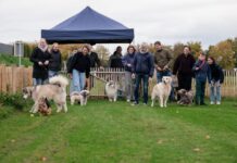 Nieuw hondenlosloopveld in Hengevelde geopend door wethouder Doeschot Hondenlosloopveldhengevelde
