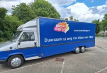 Mobiele voedselbank Doors Wide Open rijdt weer vanaf 11 november, dankzij Appeltje van Oranje Mobiele voedselbank bus