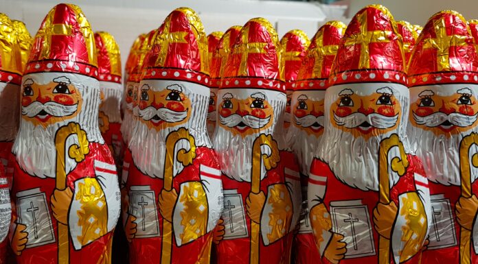 Sinterklaasfiguur chocolade